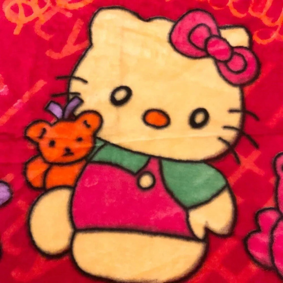 Hello Kitty Fleece Baby Blanket  43 x 31 Inch Size - Picture 6 of 16